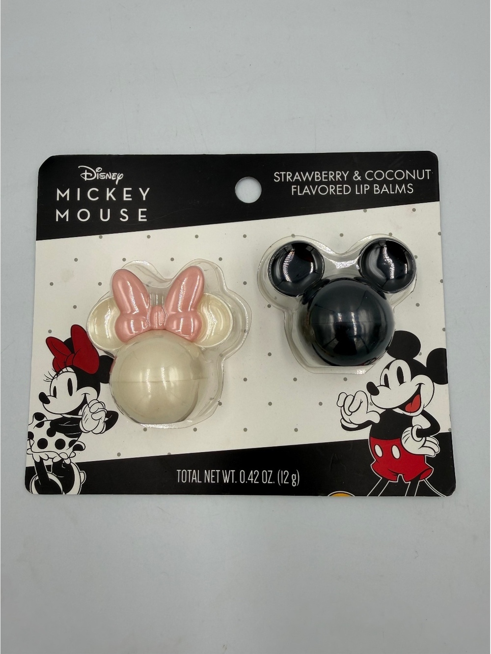 Limited edition discontinued disney Mickey and minnie lipbalm collectible
